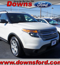 ford explorer 2011 white suv gasoline 6 cylinders 2 wheel drive automatic 08753