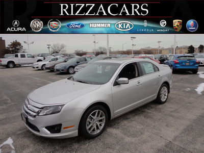 ford fusion 2012 silver sedan sel gasoline 4 cylinders front wheel drive automatic with overdrive 60546