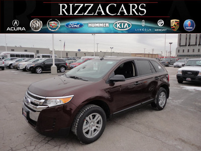ford edge 2012 dk  red se gasoline 6 cylinders front wheel drive automatic with overdrive 60546