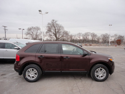 ford edge 2012 dk  red se gasoline 6 cylinders front wheel drive automatic with overdrive 60546
