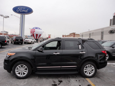 ford explorer 2012 black suv xlt 4x4 gasoline 6 cylinders 4 wheel drive automatic with overdrive 60546