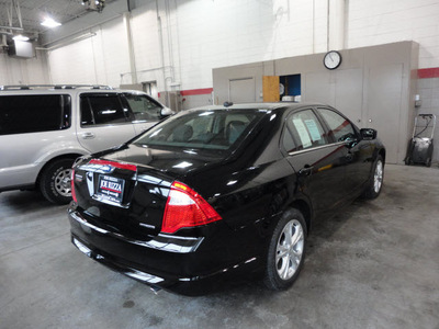 ford fusion 2012 black sedan se flex fuel 6 cylinders front wheel drive automatic with overdrive 60546