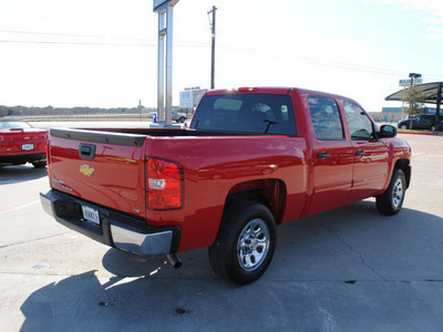 chevrolet silverado 1500 2010 red ls flex fuel 8 cylinders 2 wheel drive automatic 76087