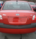 kia rio 2007 red sedan gasoline 4 cylinders front wheel drive automatic with overdrive 13502