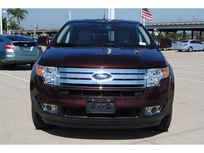 ford edge 2010 dk  red suv limited gasoline 6 cylinders front wheel drive automatic with overdrive 77065