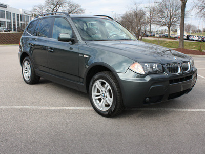 bmw x3 2006 green suv 3 0i gasoline 6 cylinders all whee drive automatic 27616