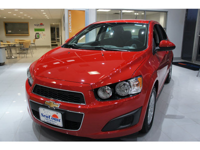 chevrolet sonic 2012 red sedan lt gasoline 4 cylinders front wheel drive automatic 07712