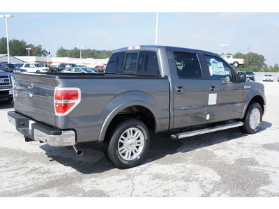ford f 150 2012 gray lariat gasoline 6 cylinders 2 wheel drive automatic 77388