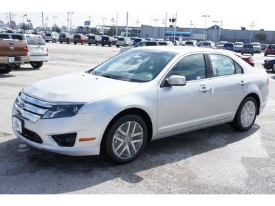 ford fusion 2012 silver sedan sel gasoline 4 cylinders front wheel drive automatic 77388