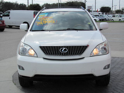 lexus rx 2007 white suv 350 gasoline 6 cylinders front wheel drive automatic 33884