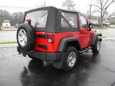 jeep wrangler 2010 red suv sport gasoline 6 cylinders 4 wheel drive automatic 32447