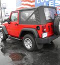 jeep wrangler 2010 red suv sport gasoline 6 cylinders 4 wheel drive automatic 32447