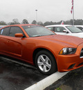 dodge charger 2011 orange sedan gasoline 6 cylinders rear wheel drive automatic 32447