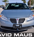 pontiac g6 2008 light blue sedan gasoline 6 cylinders front wheel drive automatic 32771