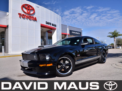 ford mustang 2007 black coupe shelby gt gasoline 8 cylinders rear wheel drive 5 speed manual 32771