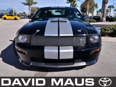 ford mustang 2007 black coupe shelby gt gasoline 8 cylinders rear wheel drive 5 speed manual 32771