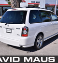 mazda mpv 2005 white van es gasoline 6 cylinders front wheel drive automatic 32771