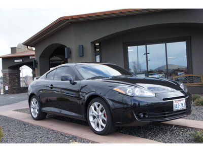 hyundai tiburon 2008 black coupe gt gasoline 6 cylinders front wheel drive 6 speed manual 99352
