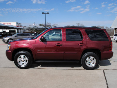chevrolet tahoe 2008 red suv lt flex fuel 8 cylinders 2 wheel drive automatic 76087
