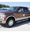 ford f 150 2012 brown lariat gasoline 6 cylinders 4 wheel drive automatic 77388