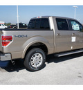 ford f 150 2012 beige lariat gasoline 6 cylinders 4 wheel drive automatic 77388