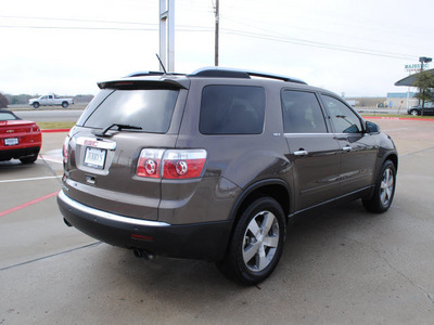 gmc acadia 2009 tan suv slt gasoline 6 cylinders front wheel drive automatic 76087