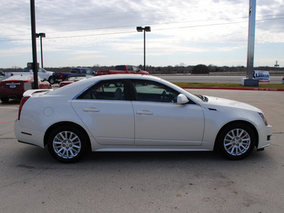 cadillac cts 2012 white sedan gasoline 6 cylinders rear wheel drive automatic 76087