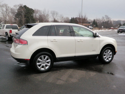 lincoln mkx 2007 white suv dvd gasoline 6 cylinders all whee drive automatic 55124