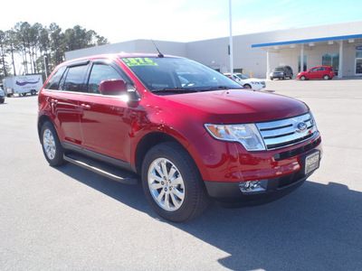 ford edge 2010 red suv limited gasoline 6 cylinders front wheel drive automatic 28557