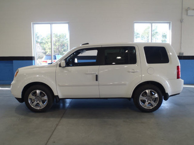 honda pilot 2012 white suv ex l gasoline 6 cylinders 2 wheel drive automatic with overdrive 28557