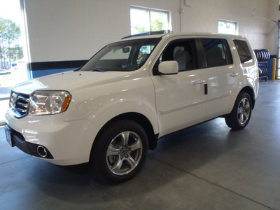 honda pilot 2012 white suv ex l gasoline 6 cylinders 2 wheel drive automatic with overdrive 28557