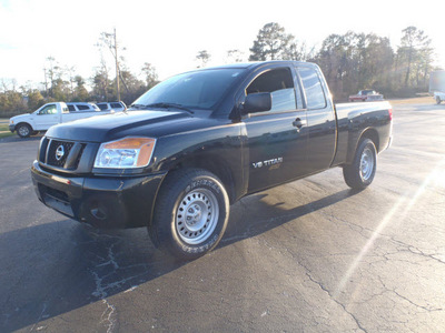 nissan titan 2009 black xe gasoline 8 cylinders 2 wheel drive automatic with overdrive 28557