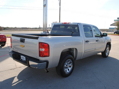 chevrolet silverado 1500 2010 silver ls flex fuel 8 cylinders 2 wheel drive automatic 76087