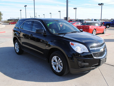chevrolet equinox 2010 black suv ls gasoline 4 cylinders front wheel drive automatic 76087