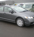 honda civic 2009 gray sedan dx vp gasoline 4 cylinders front wheel drive automatic 13502