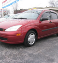 ford focus 2001 red sedan lx gasoline 4 cylinders front wheel drive automatic with overdrive 45840