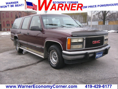 gmc suburban 1992 red suv c1500 gasoline v8 rear wheel drive automatic with overdrive 45840