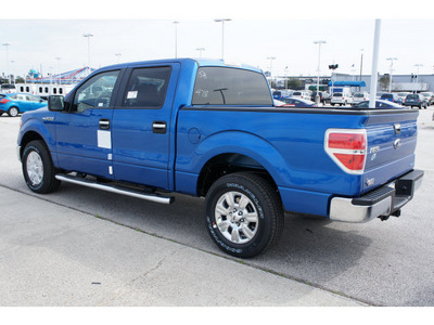 ford f 150 2012 blue xlt flex fuel 6 cylinders 2 wheel drive automatic 77388