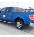 ford f 150 2012 blue xlt flex fuel 6 cylinders 2 wheel drive automatic 77388