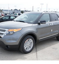 ford explorer 2012 gray suv xlt gasoline 4 cylinders 2 wheel drive automatic 77388