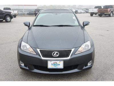 lexus is 250 2009 dk  gray sedan gasoline 6 cylinders rear wheel drive automatic 77388