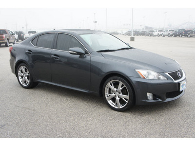 lexus is 250 2009 dk  gray sedan gasoline 6 cylinders rear wheel drive automatic 77388