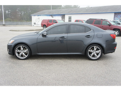 lexus is 250 2009 dk  gray sedan gasoline 6 cylinders rear wheel drive automatic 77388