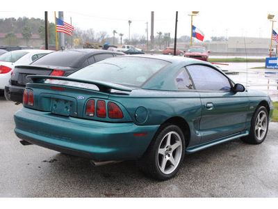 ford mustang 1996 green coupe gt gasoline v8 rear wheel drive 5 speed manual 77037