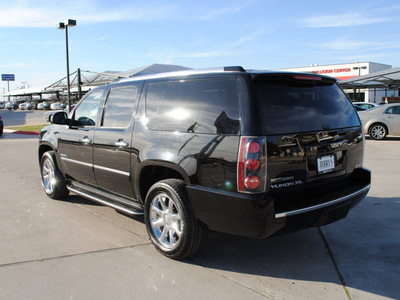 gmc yukon xl 2011 black suv denali flex fuel 8 cylinders 2 wheel drive automatic 76087