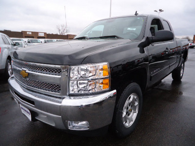 chevrolet silverado 1500 2012 black pickup truck lt flex fuel 8 cylinders 2 wheel drive automatic 60007