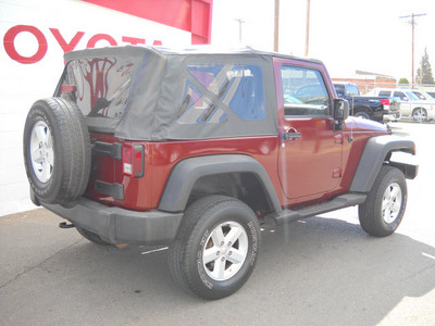 jeep wrangler 2007 red suv x gasoline 6 cylinders 4 wheel drive automatic 79925
