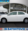 toyota corolla 2010 white sedan le gasoline 4 cylinders front wheel drive automatic 07724