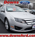 ford fusion 2012 silver sedan se gasoline 4 cylinders front wheel drive automatic 08753