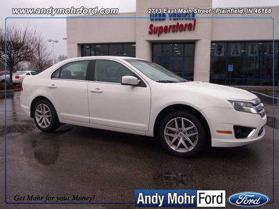 ford fusion 2010 white sedan sel flex fuel 6 cylinders front wheel drive automatic 46168